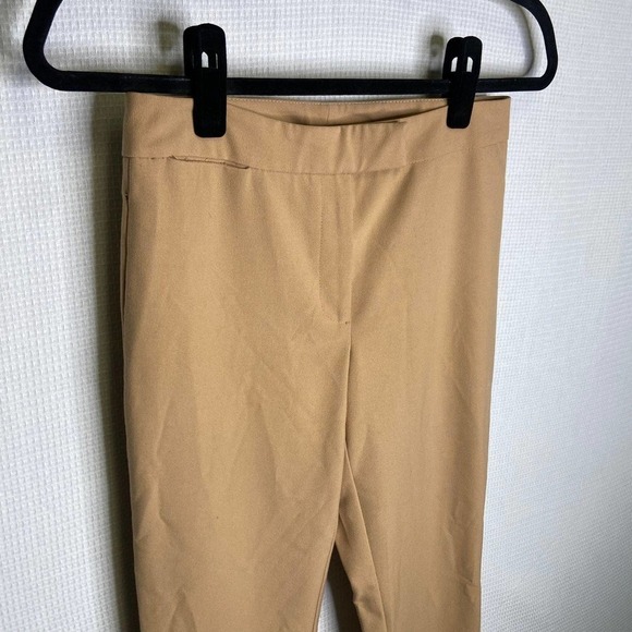 Sigrid Olsen | Tan Brown Dressy Pants Size 2‎ - Picture 3 of 5